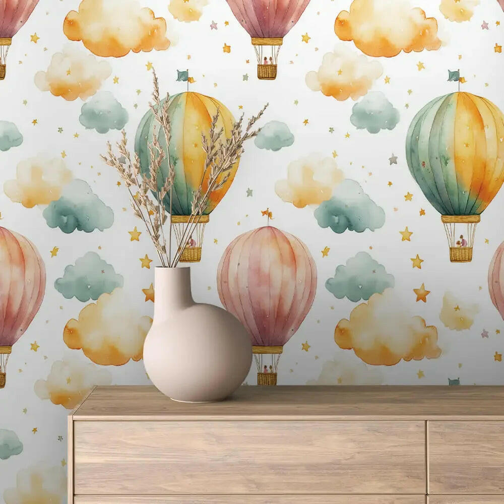 Whimsical Sky Adventure Wallpaper